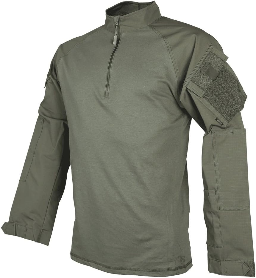 TRU-SPEC T.R.U. 1/4 Zip Combat Shirt, Men's Tactical Long Sleeve