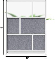LUXOR Modular Room Divider Wall System Starter Wall