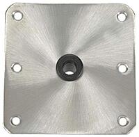Springfield 1620001 KingPin Standard Square Base Plate with Satin Finish - 7" x 7", Stainless Steel