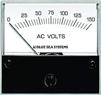 Blue Sea Systems 9353 AC Analog Voltmeter (0-150 Volts AC)