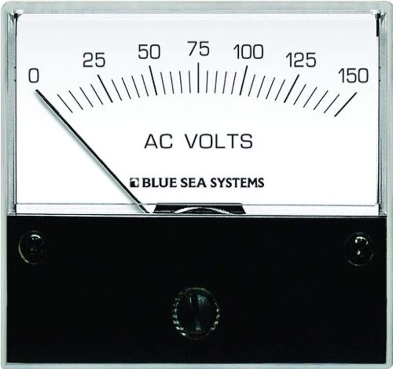 Blue Sea Systems 9353 AC Analog Voltmeter (0-150 Volts AC)
