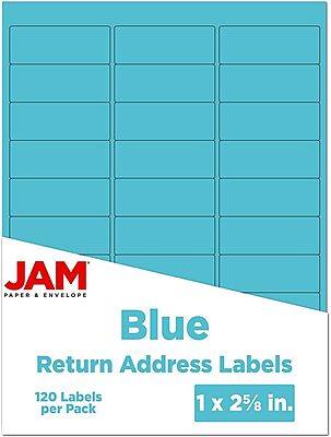 JAM PAPER Mailing Address Labels - Self-Adhesive Rectangular