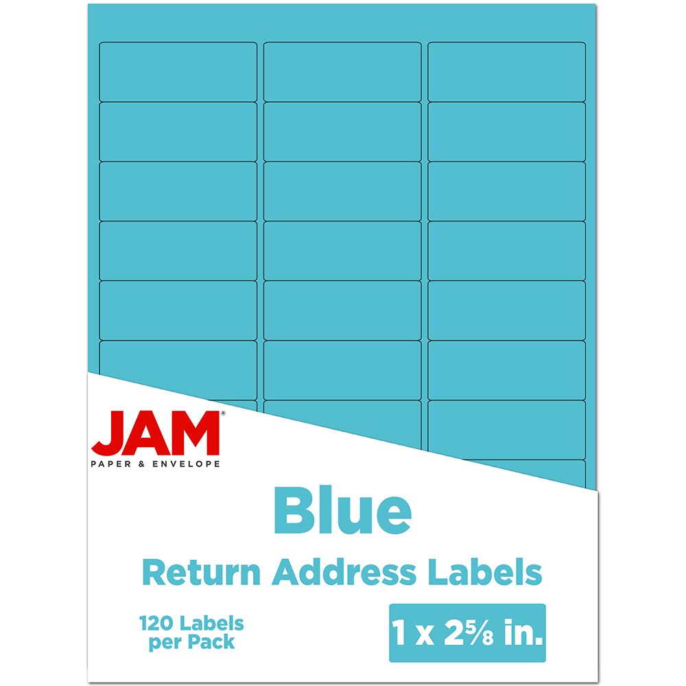 JAM PAPER Mailing Address Labels - Self-Adhesive Rectangular