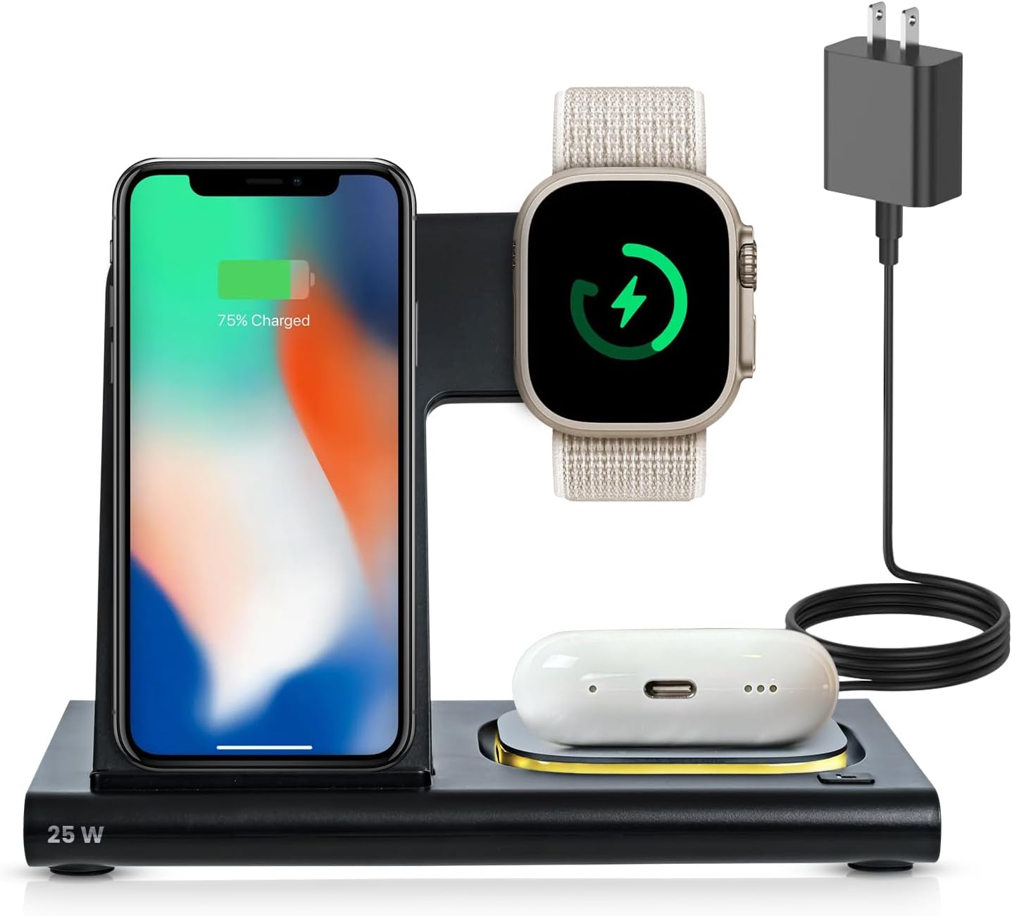 SPRACHT Flex Charge 3 3-in-1 Wireless Charging Station