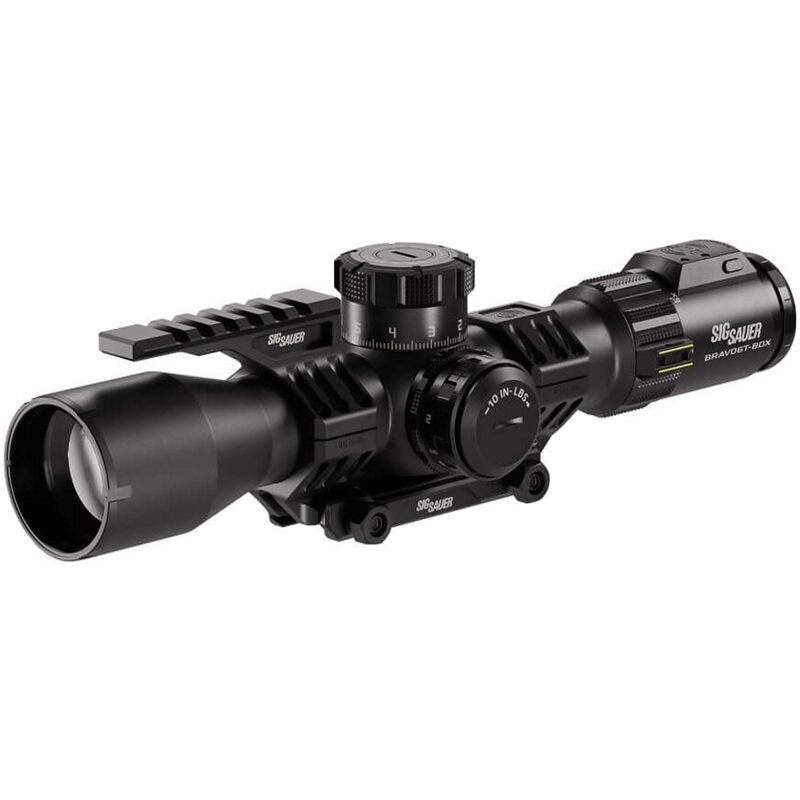 SIG SAUER BRAVO6T-BDX 3-18x44mm FFP Rifle Scope | HDX Glass with ZeroSync BDX eTRAK Dial | 35mm Tube Bluetooth Ballistic
