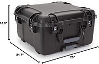 Nanuk 968 Waterproof Hard Case with Wheels Black Cubed Foam