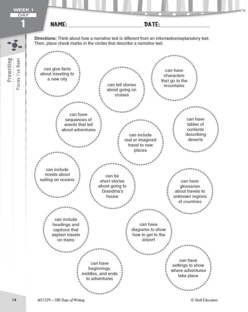 180 Days of Writing for Sixth Grade - An Easy-to-Use Sixth Grade Writing Workbook to Practice and Improve Writing Skills