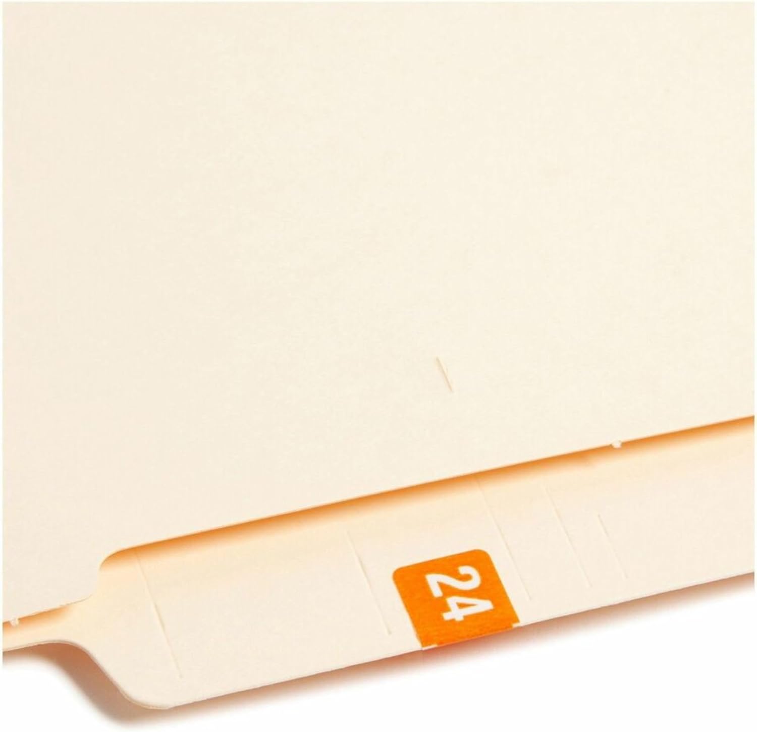 Smead® ETS Color-Coded Year Labels, SMD67924, 1/2" x 1", Orange, 25 Labels Per Sheet, Pack of 10 Sheets