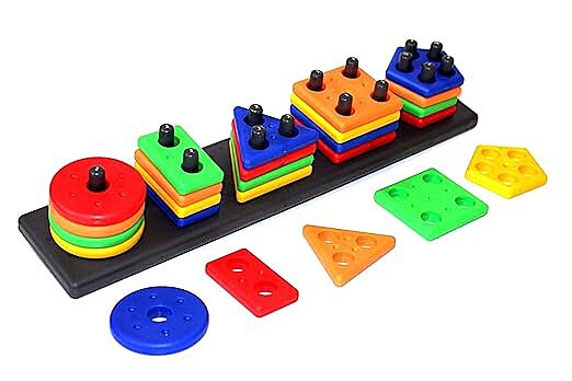 Angle Geometric Plastic Blocks, Sorting & Stacking Toy