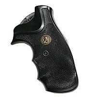 Pachmayr 03249 Gripper Grips, S&W J Frame Round Butt,Black