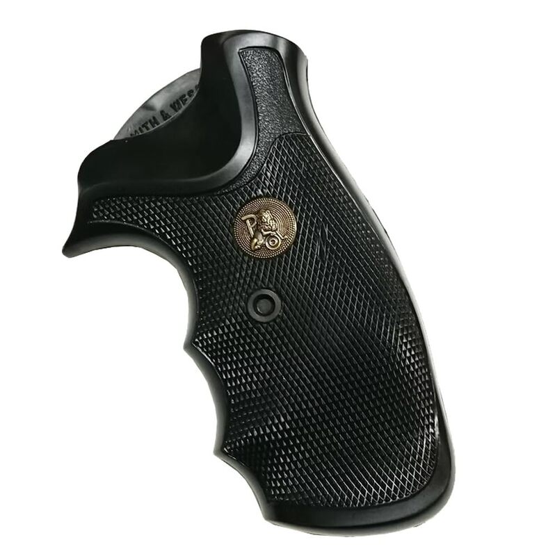 Pachmayr 03249 Gripper Grips, S&W J Frame Round Butt,Black