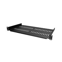 StarTech.com 1U Vented Server Rack Cabinet Shelf - Fixed 10in Deep Cantilever Rackmount Tray for 19in Data/AV/Network