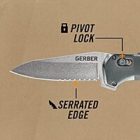 Gerber Gear Highbrow Folding Pocket Knife