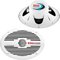 BOSS Audio Systems Marine Coaxial 2-Way Full-Range Weatherproof Speakers (Pair)