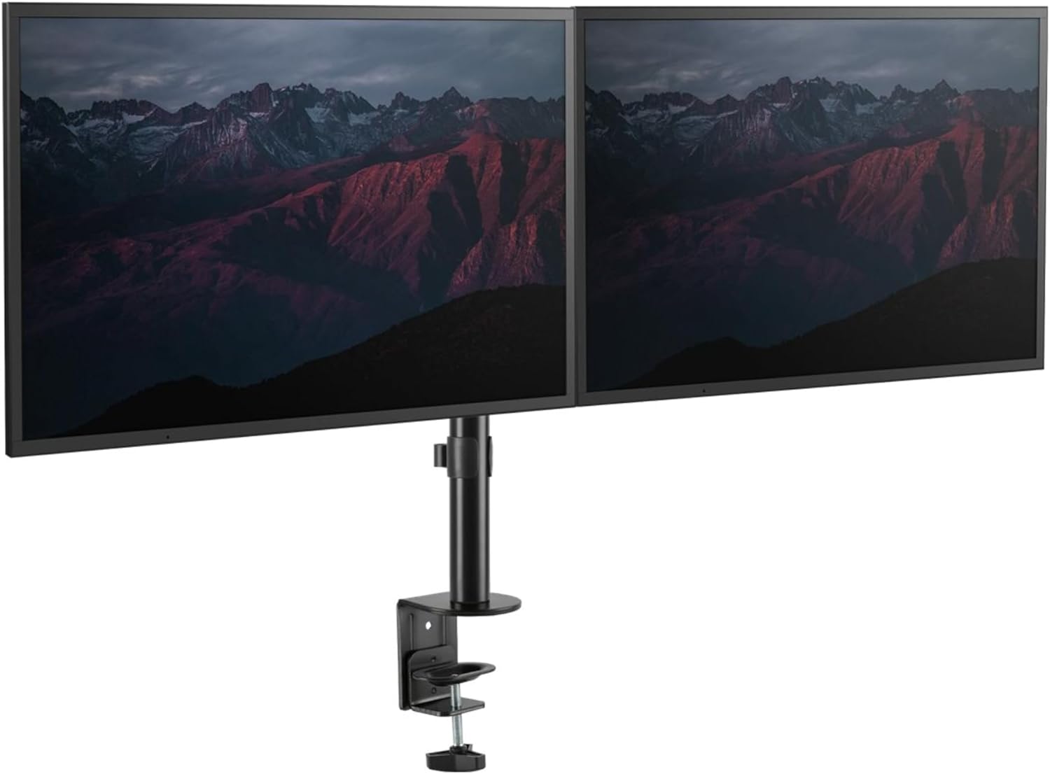 StarTech.com Desk Mount Dual Monitor Arm - Desk Clamp VESA Compatible Monitor Mount for up to 32 inch Displays
