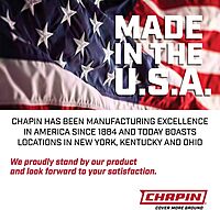 CHAPINO Pump Sprayer with SureSpray Anti-Clog Filter