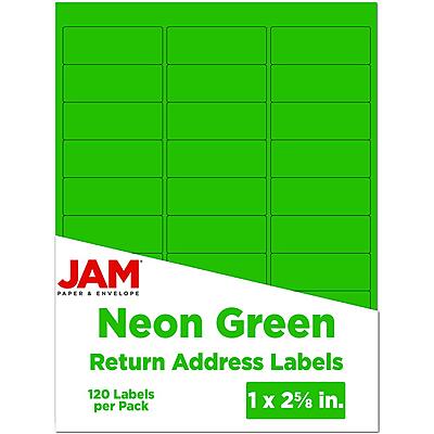 JAM PAPER Mailing Address Labels - Self-Adhesive Rectangular
