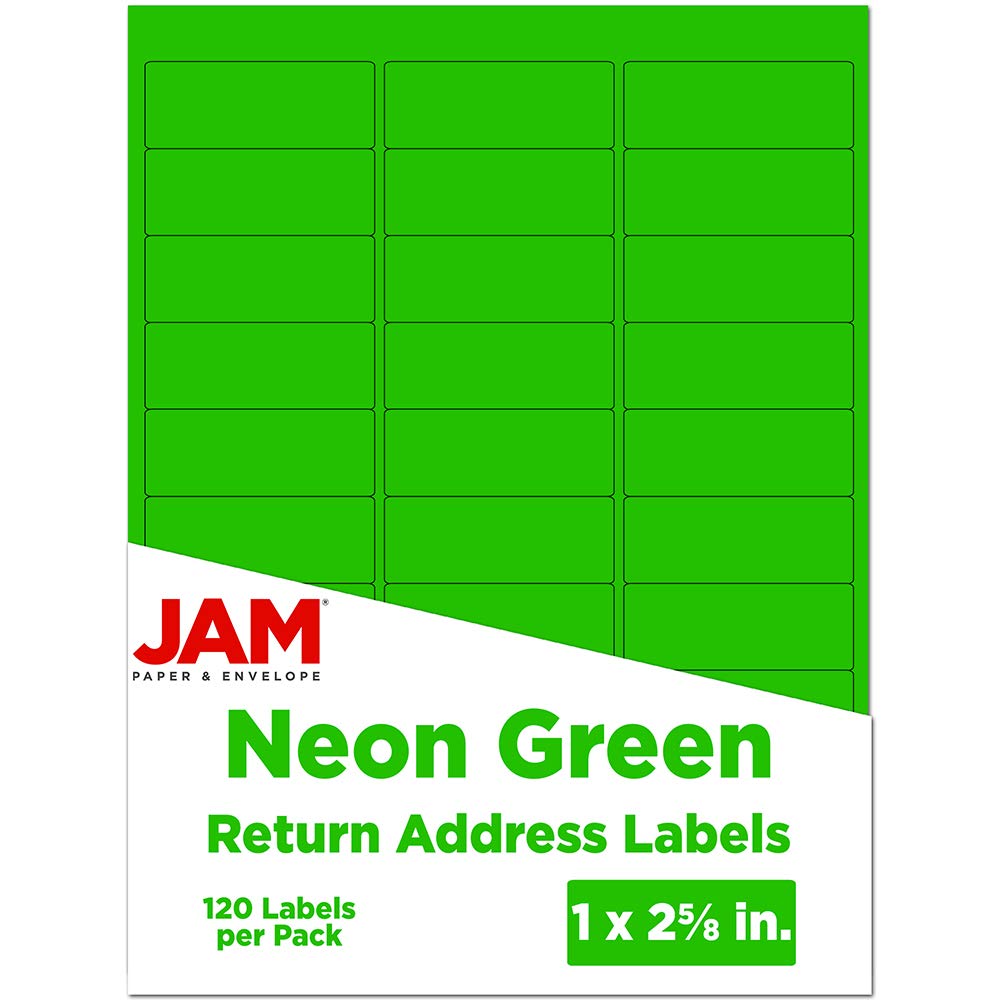 JAM PAPER Mailing Address Labels - Self-Adhesive Rectangular