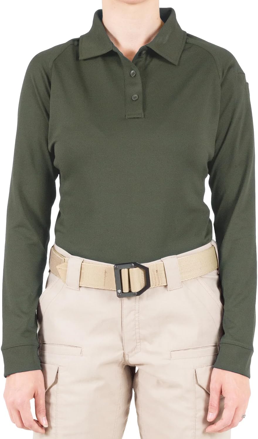 First Tactical Women's Performance Long Sleeve Polo