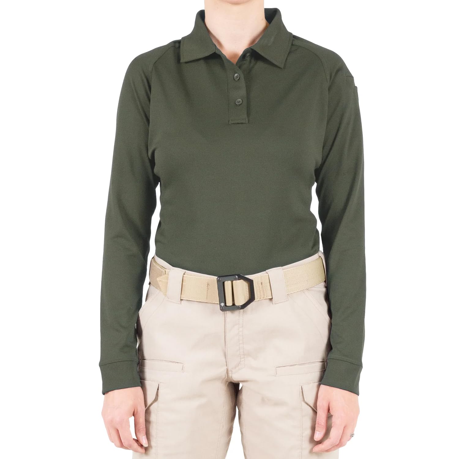 First Tactical Women's Performance Long Sleeve Polo