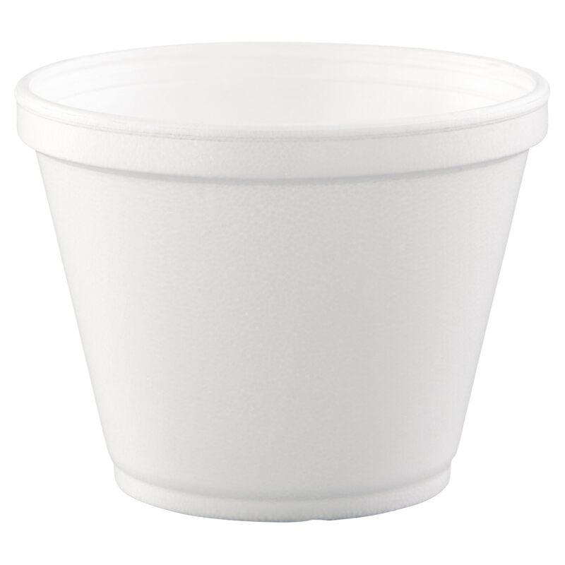 SOLO Dart 12SJ20 12 oz Squat Foam Container - Case of 500 (20 Bags x 25)