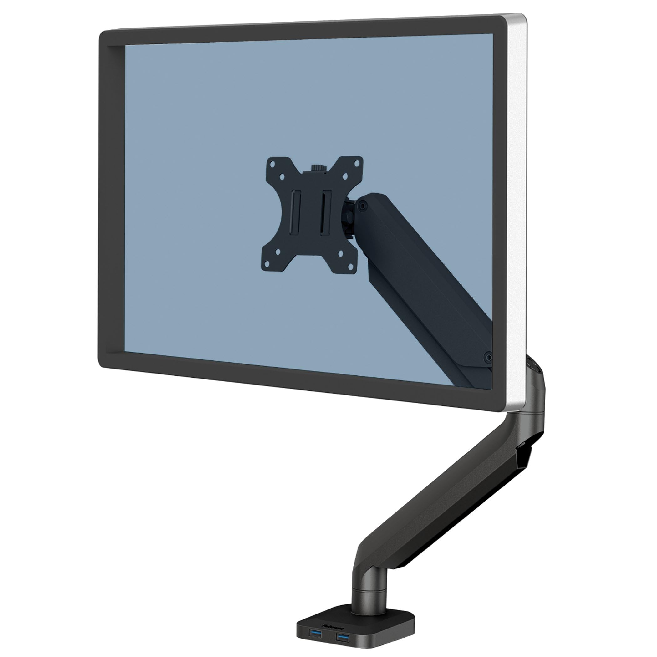 Fellowes Platinum Series Single Monitor Arm for 40-Inch Monitors, Full Motion, 360° Rotation