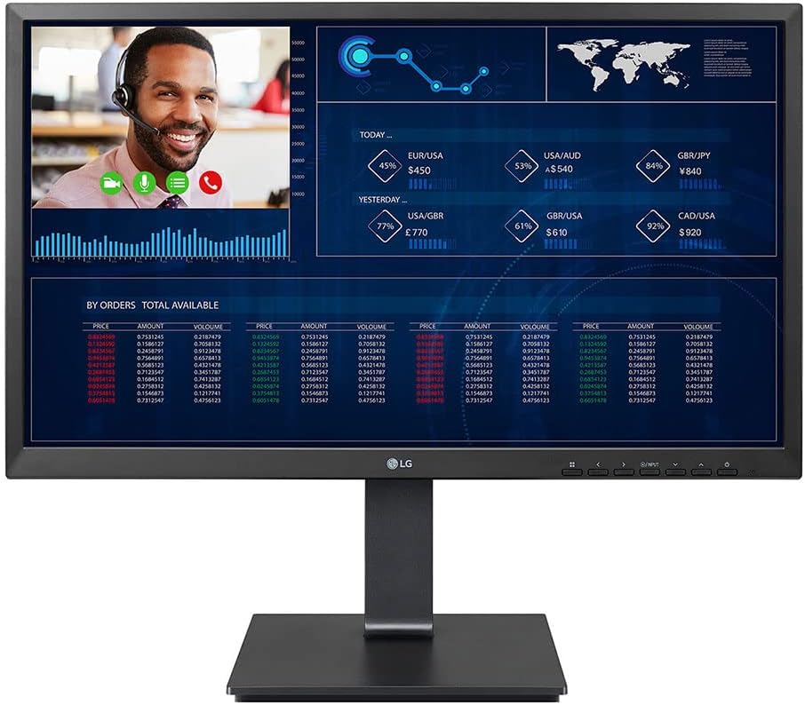LG 24CQ650N-6N 24" 23.8-inch FHD All-in-One Thin Client with Pop-up Webcam Non OS