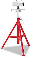 RJ-99 High Pipe Stand, 32" to 55" High, Red