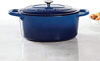 Crock-Pot Artisan 7-Quart Oval Enameled Cast Iron Dutch Oven