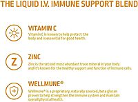 Liquid IV Hydration Multiplier+ Immune Support Drink Mix, 0.56 Fl Oz, Tangerine, Pack Of 10 Pouches