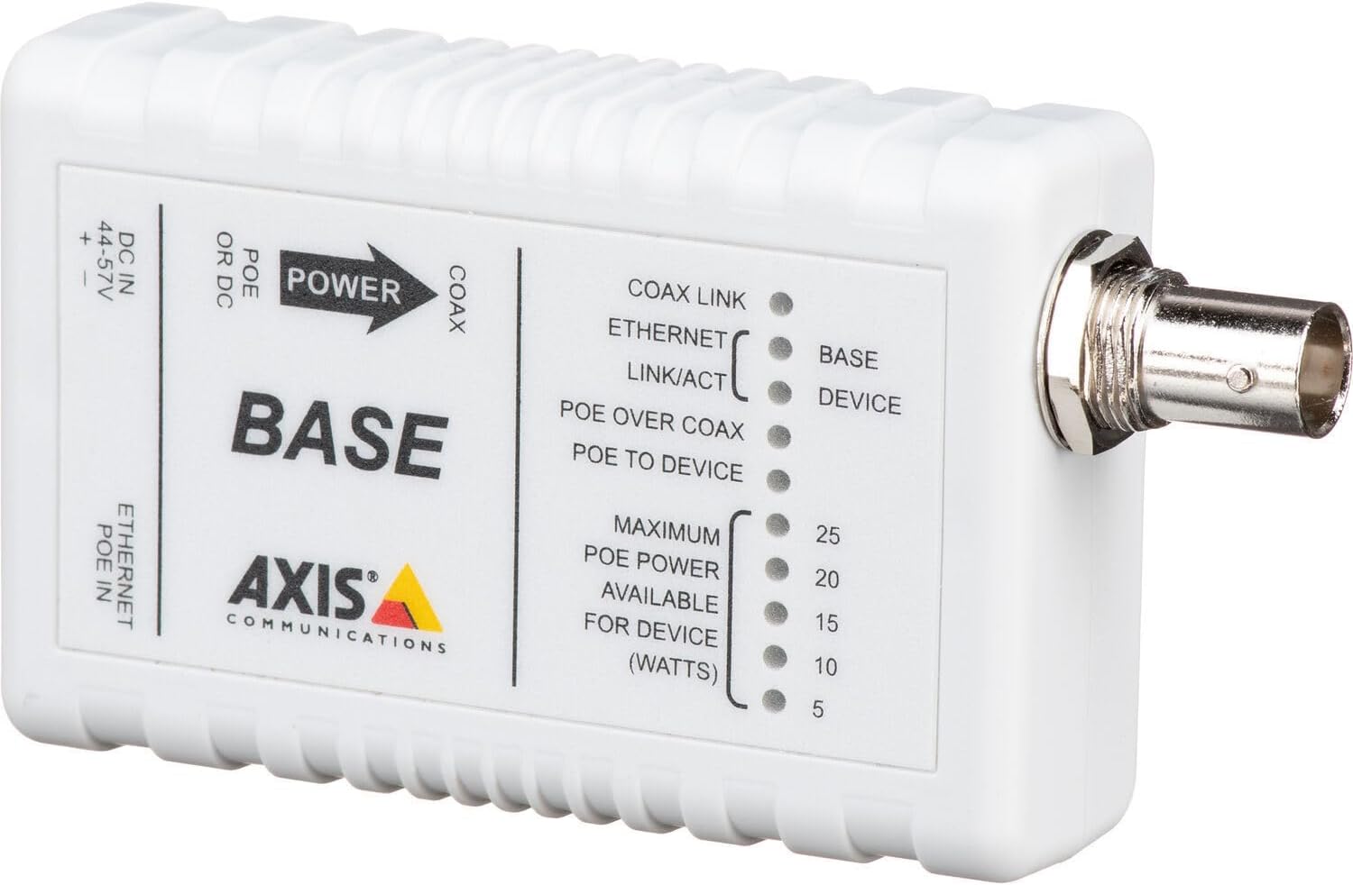 Axis Communications AXIS T8641 PoE+ Coaxial Converter Adapter Base 5028-411