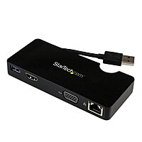 StarTech.com USB 3.0 to HDMI Adapter/Dock with USB 3.0 Pass-Through
