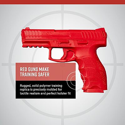 ASP Red Gun Realistic Non-Firing Training Replica Handgun