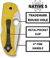 Spyderco Native 5 Folding Knife with 2.95" Blade