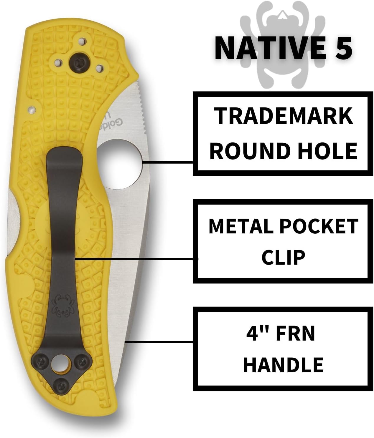 Spyderco Native 5 Folding Knife with 2.95" Blade