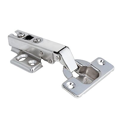 Slip On Cabinet Hinge - Soft Close / 4 Hole Half Overlay / 2227