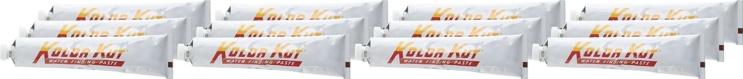 KK01 Tube Water finding Paste, 3 oz, Golden Brown (Pack of 12)