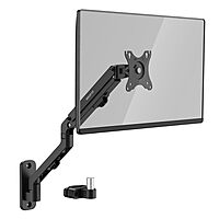 Mount-It! Counterbalance Steel Monitor and Laptop Arm for Wall and Pole Mounting