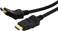 StarTech.com 6ft Swivel HDMI Cable, 4K High Speed Rotating HDMI Cord, 4K 30Hz UHD HDMI, 10.2 Gbps, HDMI 1.4 Video, HDCP 1.4