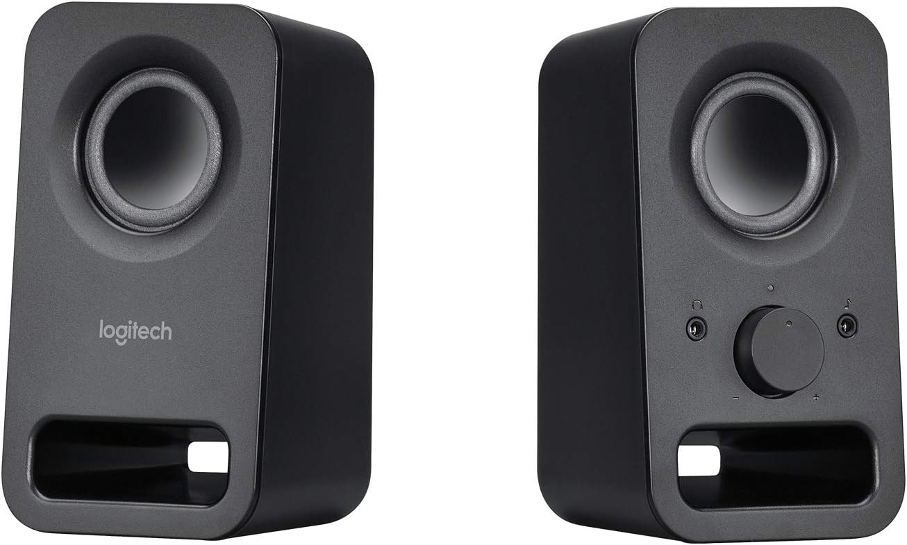 Logitech Multimedia Speakers Z150 with Stereo Sound for Multiple Devices, Black