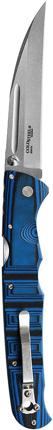 COLD STEEL Frenzy II 5.5" S35VN Razor-Sharp Blade 6.75" G-10 Handle Everyday Carry Tactical Folding Knife with Tri-Ad