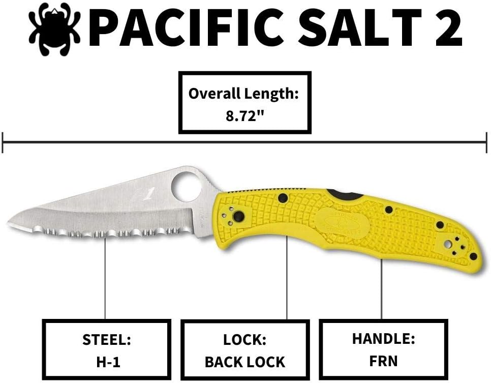 Spyderco Pacific Salt 2 Lightweight Folding Knife