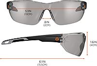 Ergodyne Skullerz VALI Frameless Safety Glasses