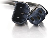 C2G Power Extension Cord, 18 AWG Monitor Power Cable