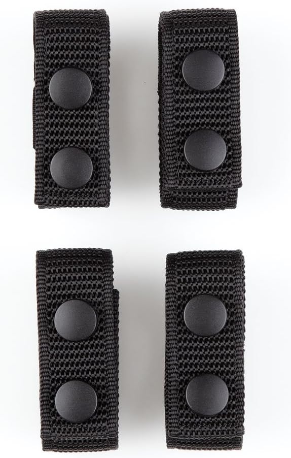 A-TAC Nylon 1-Inch Belt Keepers, 4-Pack - Aker Leather (C931-4PACK)