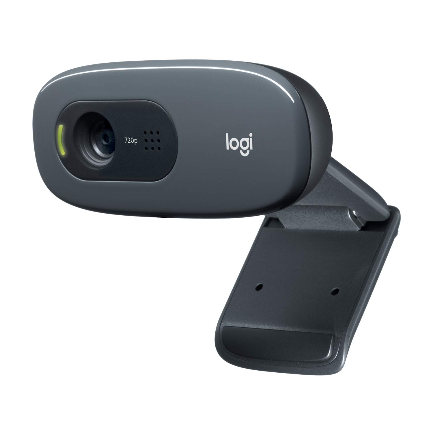 Logitech C270 HD Webcam, 720p, Widescreen HD Video Calling,Light Correction, Noise-Reducing Mic, For Skype, FaceTime