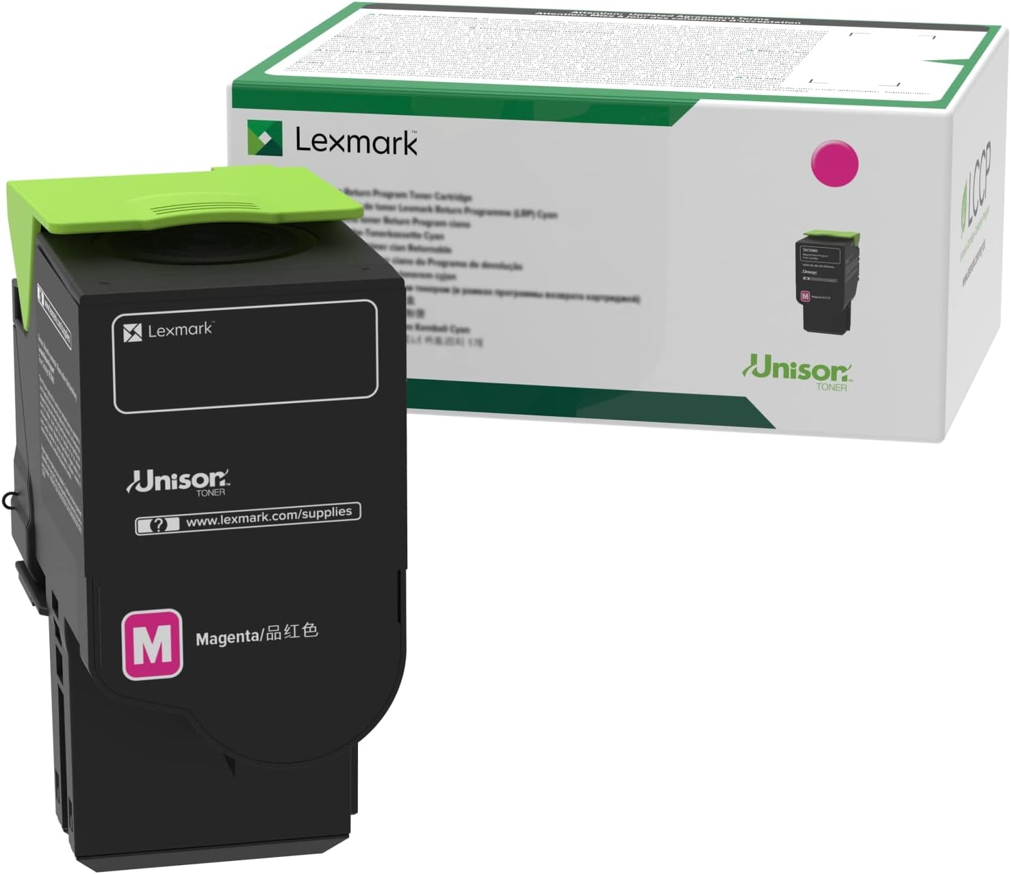 Lexmark 78C1UM0 Magenta Ultra-High Yield Return Program Toner Cartridge