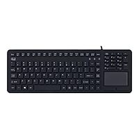 Adesso Touchpad Keyboard With Antimicrobial Protection, 108 Key, AKB-27OUB