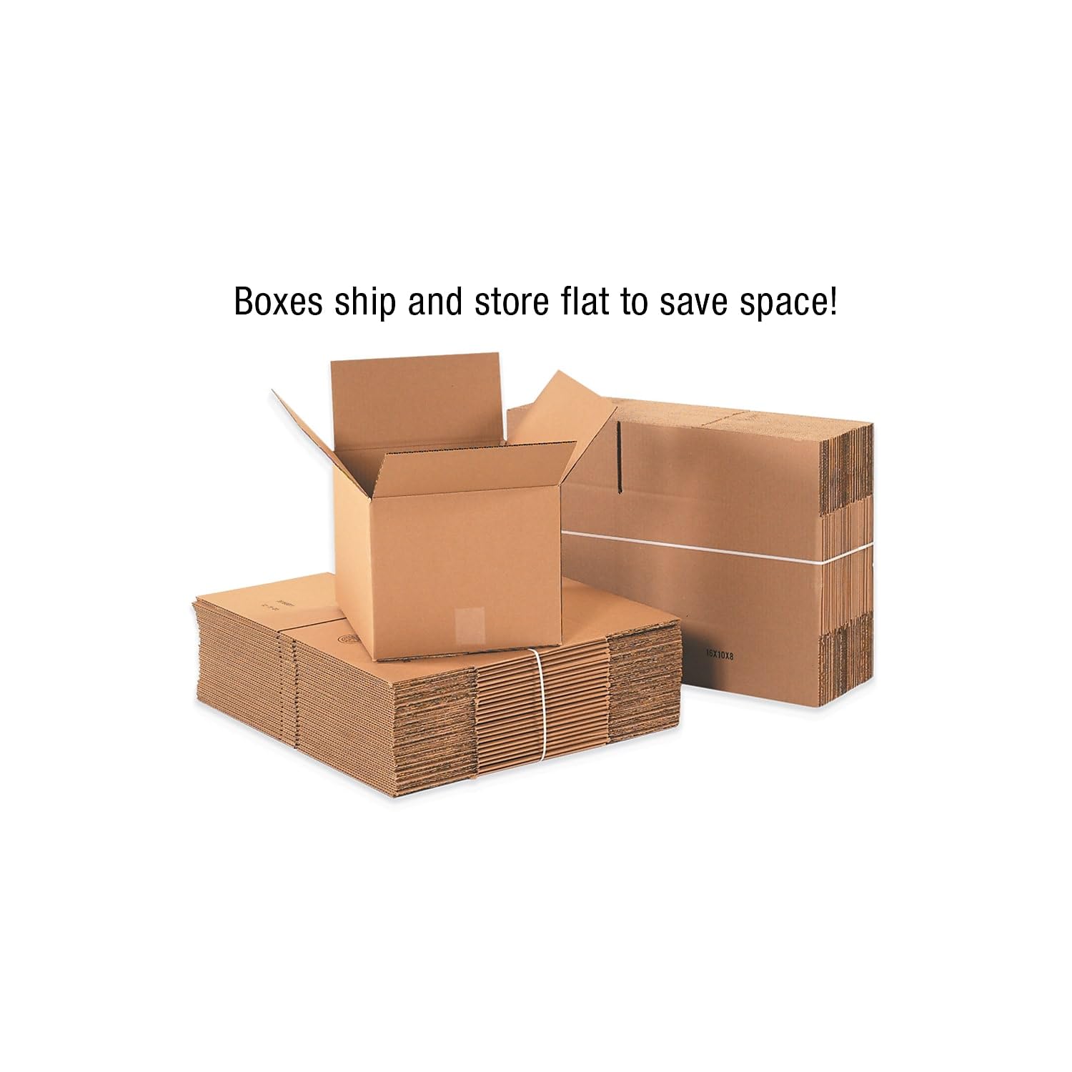 24-inch x 24-inch x 24-inch Shipping Boxes, 32 ECT, White, 10/Bundle (242424W)
