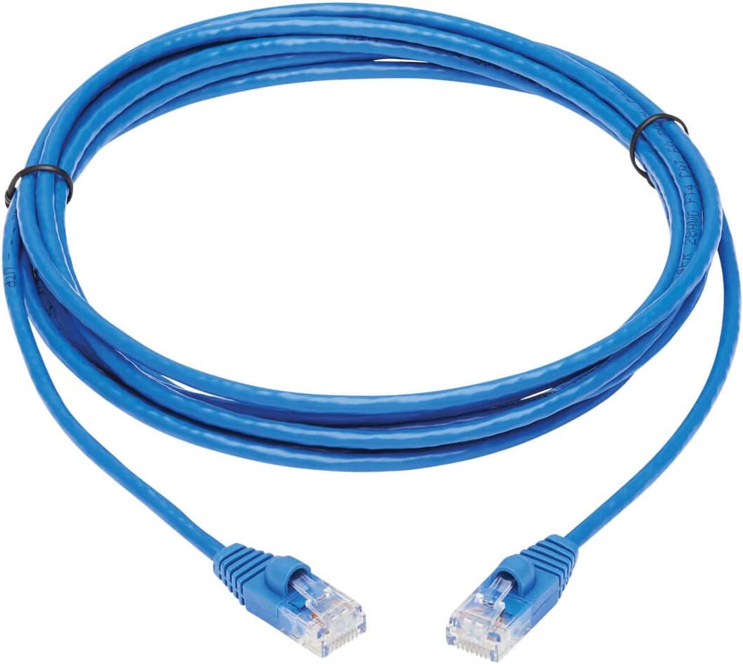 Tripp Lite Cat6a 10G Snagless Molded Slim UTP Network Patch Cable (RJ45 M/M)